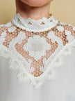 Victorian silk shirt