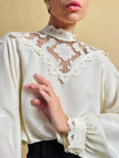 Victorian silk shirt
