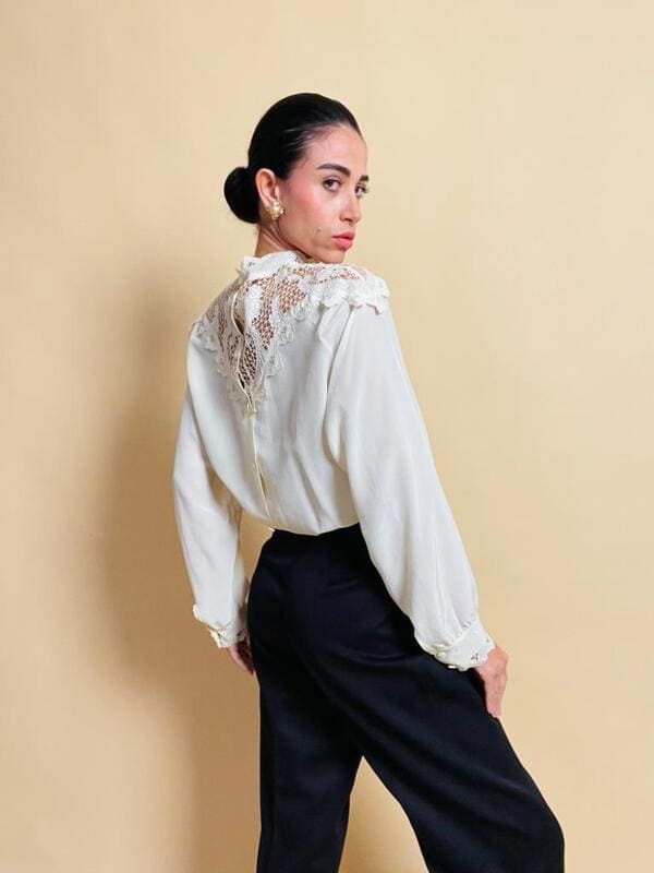Victorian silk shirt