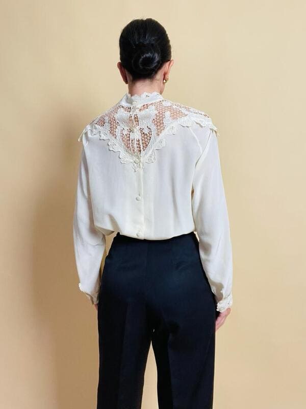 Victorian silk shirt
