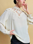 Victorian silk shirt