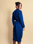 Maxi dress in lana mélange Benetton