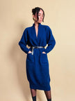 Maxi dress in lana mélange Benetton