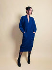 Maxi dress in lana mélange Benetton