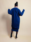 Maxi dress in lana mélange Benetton