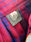 Wrap skirt in lana tartan