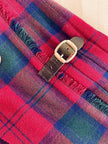 Wrap skirt in lana tartan