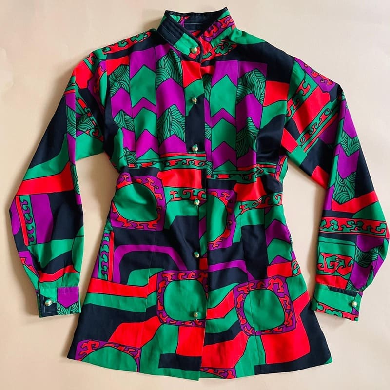 Camicia multicolor vintage