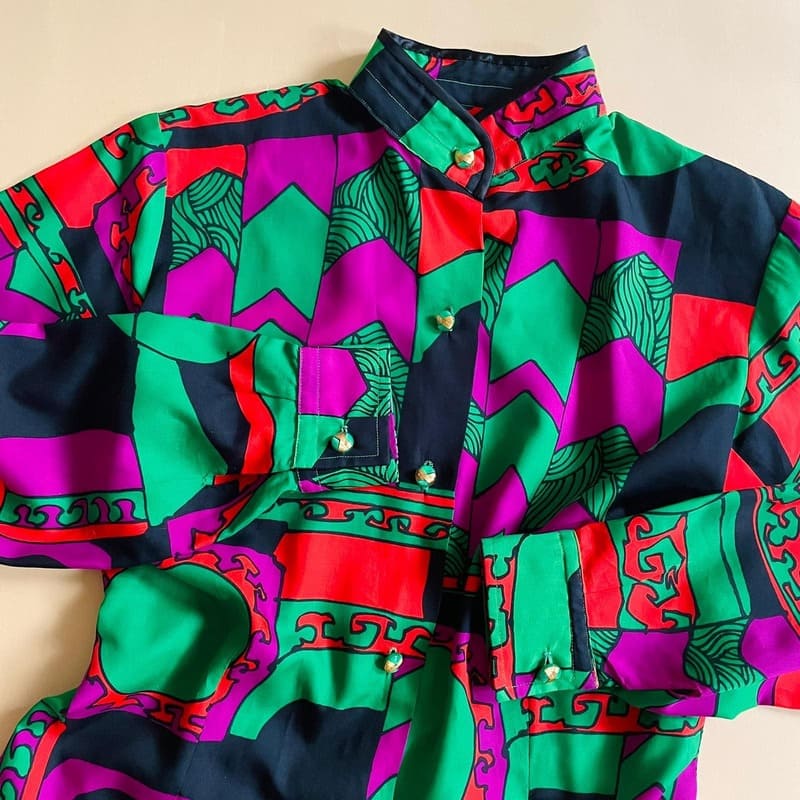 Camicia multicolor vintage