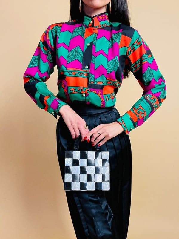 Camicia multicolor vintage