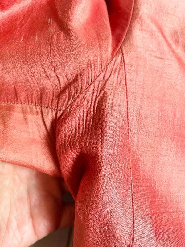 Blazer in shantung di seta rosa Giorgio Armani - immagine 17