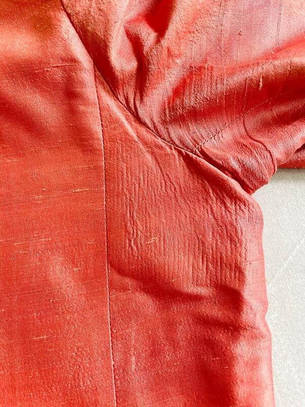 Blazer in shantung di seta rosa Giorgio Armani - immagine 18