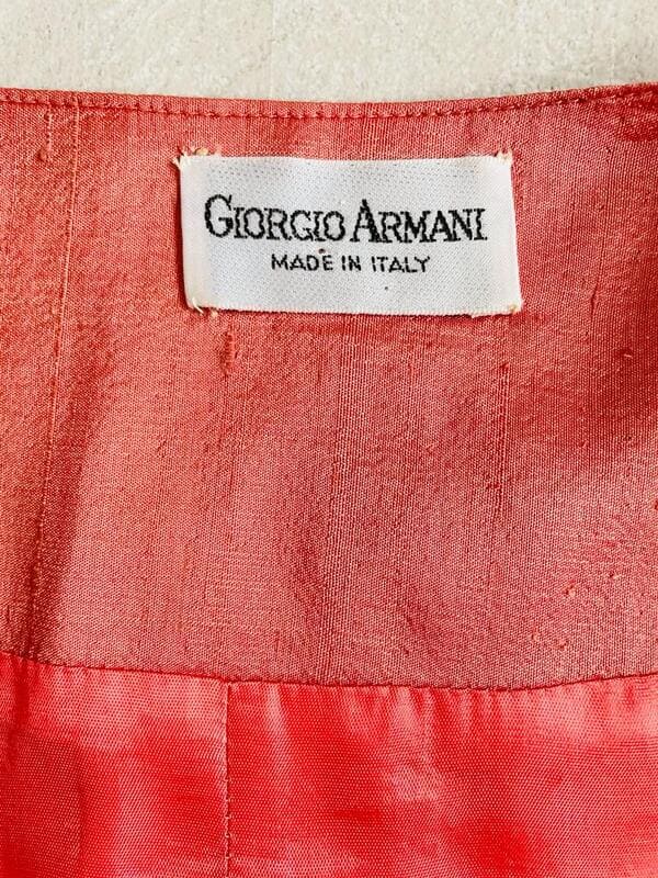 Blazer in shantung di seta rosa Giorgio Armani - immagine 14